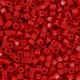 Miyuki square - cubes 1.8mm - Opaque dark red SB18-408